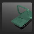 NILLKIN Case for Samsung Galaxy S24, Silicone CamShield Case for MagSafe, green