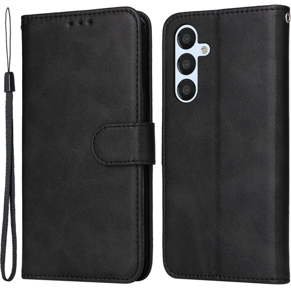 Flip case for Samsung Galaxy A34 5G, Leather Wallet, black