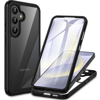 Case for Samsung Galaxy S24, Shockproof, with film, black