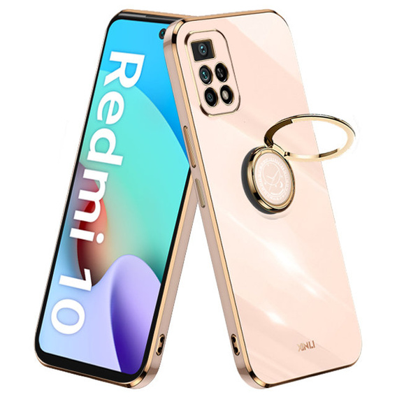 Case for Xiaomi Redmi 10, Electro Ring, gold