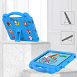 Children's case for Lenovo Tab M10 X505F X605F / Tab P10-X705F/L / Huawei T5 10.1, Cute Patterns, with stand, blue