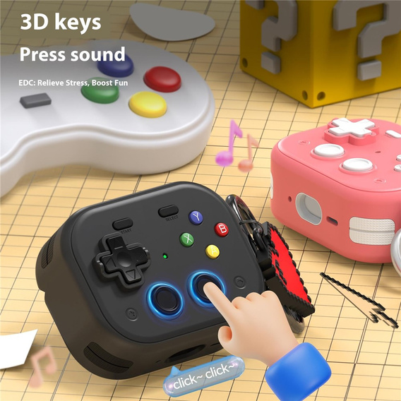 Retro console case with heart tag for AirPods Pro 3