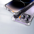 Case for iPhone 14 Pro, ERBORD CornerShield, transparent