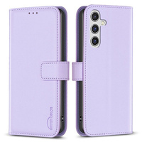 Flip case for Samsung Galaxy A35 5G, BINFEN Wallet, purple