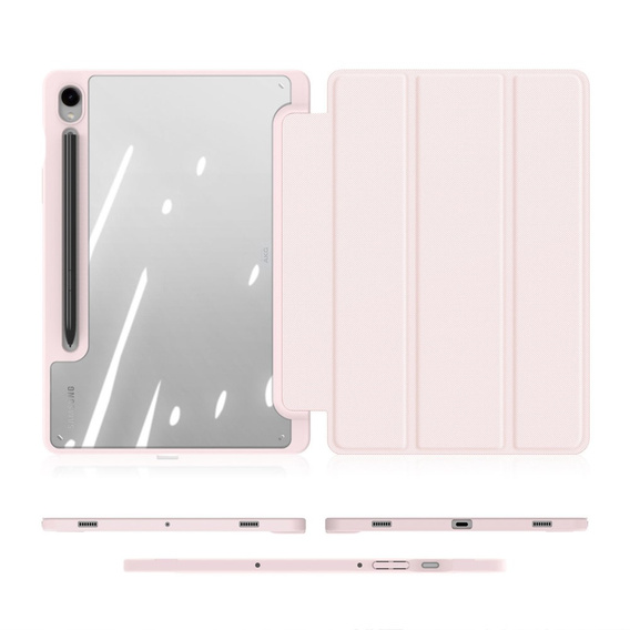 Case for Samsung Galaxy Tab S10 Lite / S10 FE / S9 FE, Dux Ducis TOBY, pink
