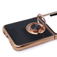 Case for Samsung Galaxy Z Flip 5 5G, Electro Ring, black