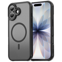 Case for iPhone 17, for MagSafe, with camera protection, tinted with black border