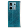 Case for Xiaomi Redmi Note 13 Pro 5G, Wallet Litchi Leather, green