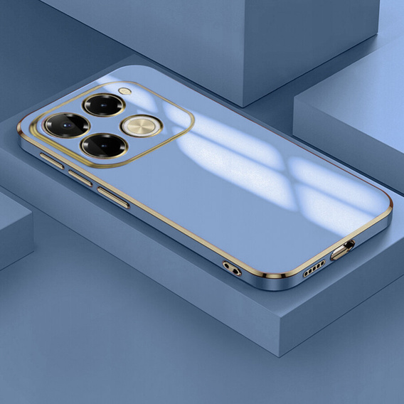 Case for Infinix Note 40 Pro, Glamour CamShield, blue