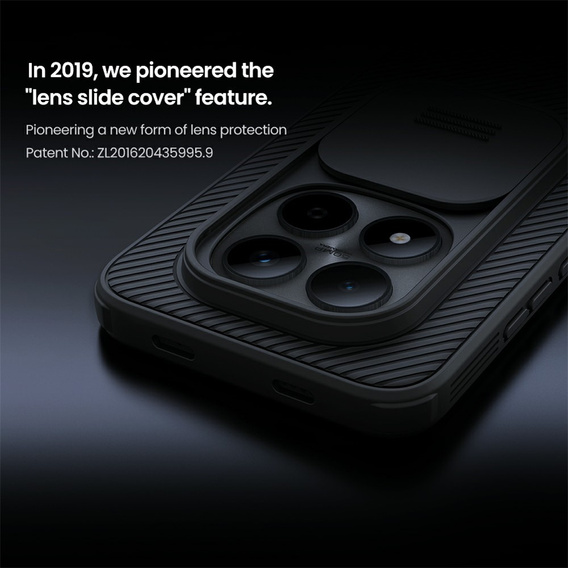 NILLKIN Camshield Pro case with camera cover for Xiaomi Redmi Note 15 Pro 5G