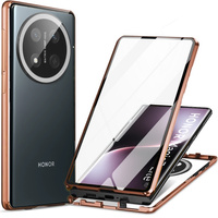 Case for Honor Magic 7 Lite, Magnetic Dual Glass, orange