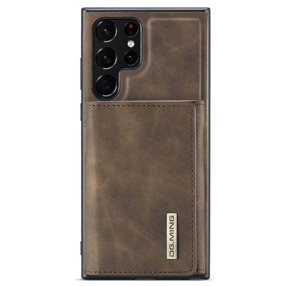 Case for Samsung Galaxy S22 Ultra 5G, DG.MING 2in1, coffee
