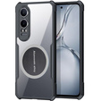 Case for OnePlus Nord CE4 Lite, with magnetic sheet, transparent / black