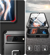 Armored case for Google Pixel 8, Dexnor Full Body (Two Frames), black