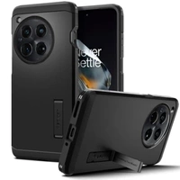 Spigen Tough Armor Case for OnePlus 12 (Black) – Rugged Protection with Kickstand