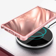 Armored case for Samsung Galaxy Note 20 Ultra, Dexnor Full Body, pink rose gold