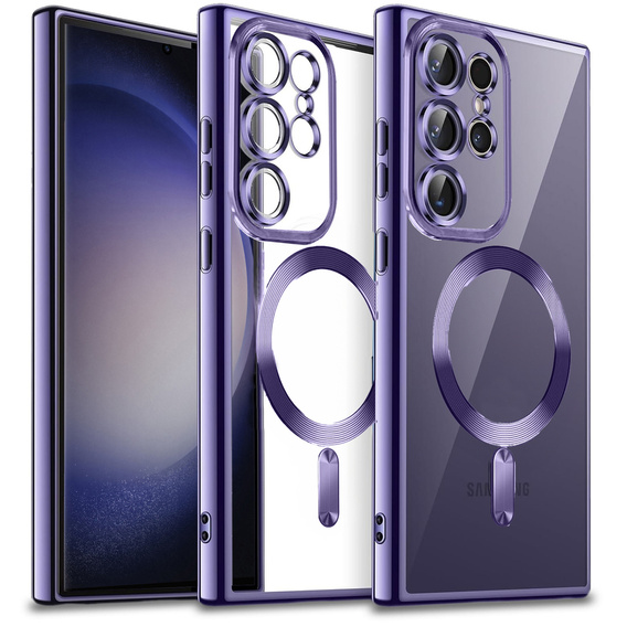 Case for Samsung Galaxy S23 Ultra, MagSafe Hybrid, purple