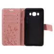 Flip case for Samsung Galaxy J5 2016, Butterfly, pink