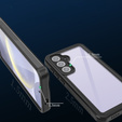 IP68 Waterproof Case for Samsung Galaxy S24 FE, Redpepper, black