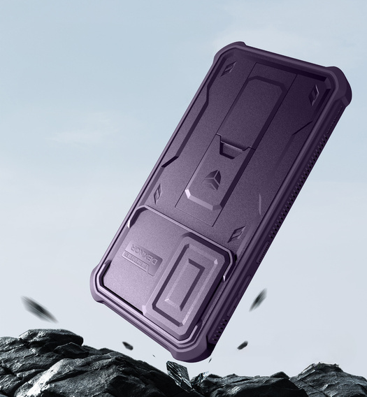 Armored case for Samsung Galaxy A36 5G, Dexnor Full Body (Two Frames), purple