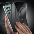 Case for Samsung Galaxy S22 Ultra, Magnetic Dual Glass, green