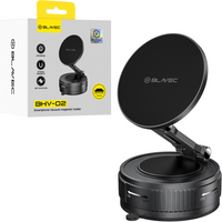 Magnetic vacuum phone holder, for smartphones with MagSafe and magnetic cases