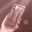 Armored case for iPhone 11, Dexnor Full Body, pink rose gold