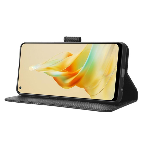 Flip case for Oppo Reno8 T 4G, Wallet Smart Magnet, black