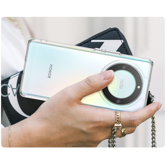 Case for Honor Magic 5 Lite, Fusion Hybrid, transparent