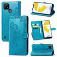Flip case for Realme C21, Mandala, blue