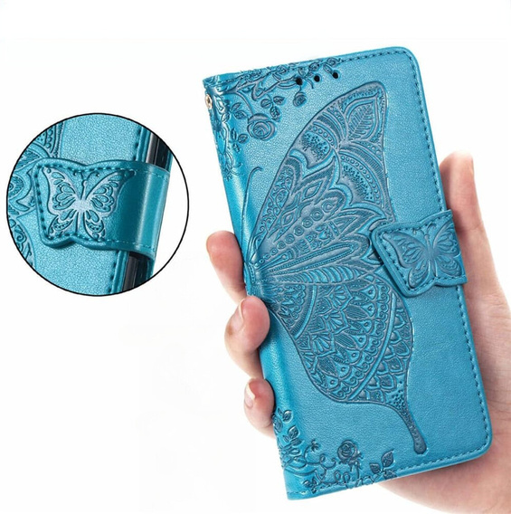 Flip case for OnePlus Nord 4, Butterfly, blue