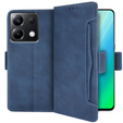 Flip case for Xiaomi Poco X6 5G, Card Slot, blue