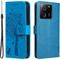 Flip case for Xiaomi 13T / 13T Pro, tree, blue