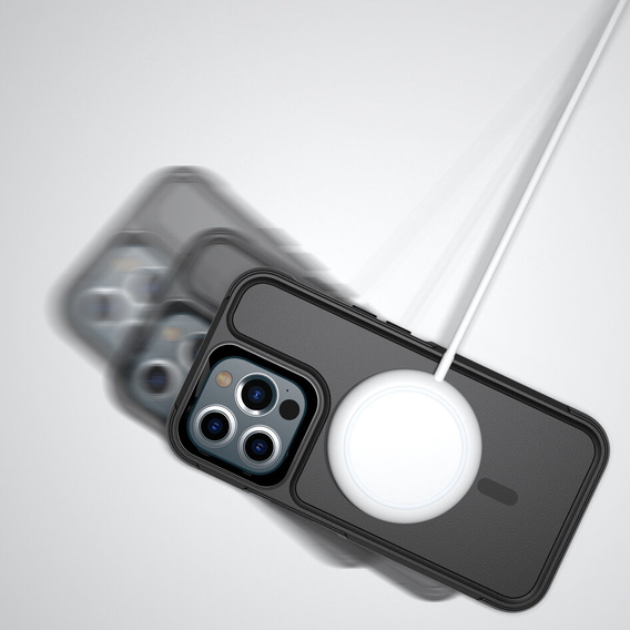 Case for iPhone 16 Pro Max, MagForce MagSafe, black
