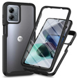 Case for Motorola Moto G54 5G, Shockproof, with film, black