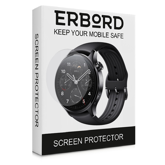 3x ERBORD hydrogel film for Xiaomi Watch S1 Pro