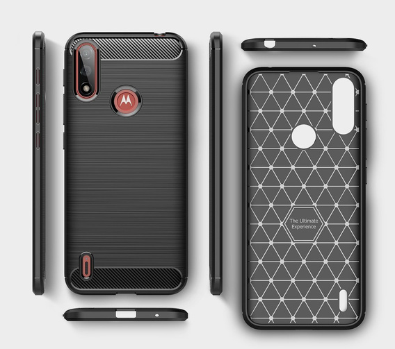 Case for Motorola Moto E7 Power / E7i Power, Carbon, black