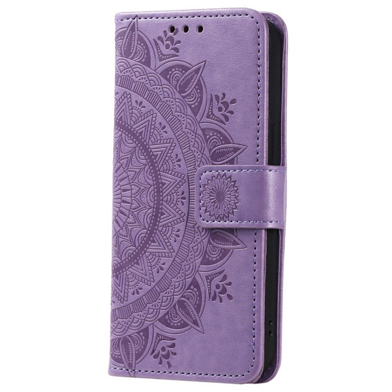Flip case for Samsung Galaxy A35 5G, Mandala, purple