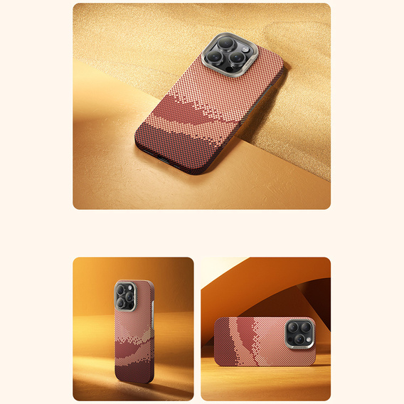 Benks Magnetic Golden Tide Kevlar 600D case for iPhone 16 Pro