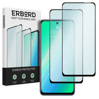 2x Tempered Glass for Xiaomi Redmi Note 10 5G, ERBORD 3D full display