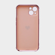 Case for Apple iPhone 13, Electro heart, pink rose gold