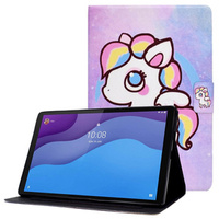 Case for Lenovo Tab M10 10.1 Gen 3, Smartcase, colorful horse