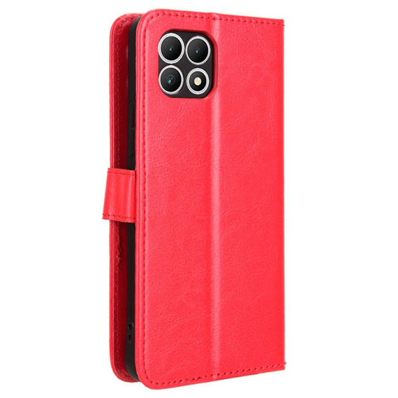 Flip case for T Phone 2 5G, Crazy Horse Wallet, red
