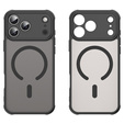 Matte case for iPhone 17 Pro Max, for MagSafe, with camera protection, black