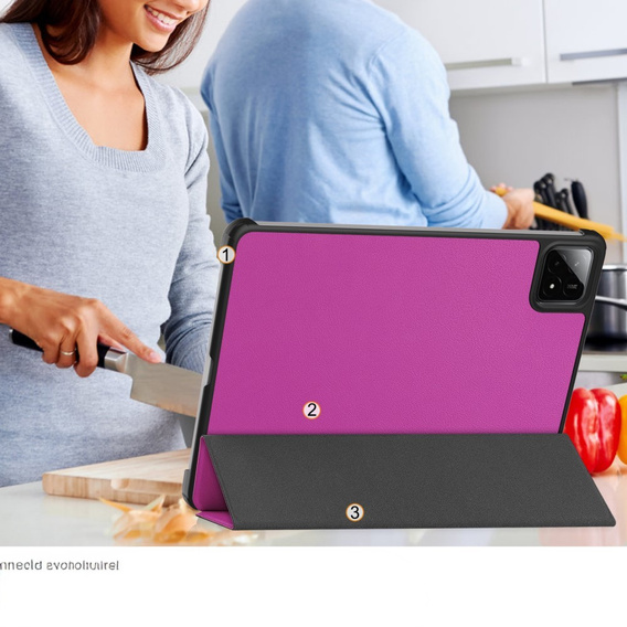 Case for Xiaomi Pad 7 / 7 Pro, Smartcase, purple