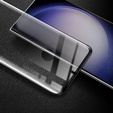 Case for Samsung Galaxy S23 Ultra, for MagSafe, ERBORD Matt Case, black + Screen Glass