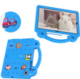 Children's case for Samsung Galaxy Tab S6 Lite 10.4 2020/2022 / Tab A7 2020 T500 / T505 / Tab S6 T860/T865, Cute Patterns, with stand, blue