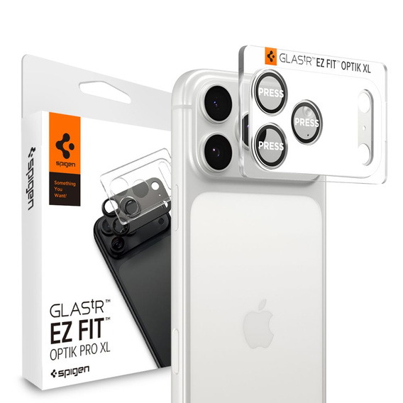 Spigen Optik Pro XL Glas.TR EZ Fit lens protector for iPhone 17 Pro
