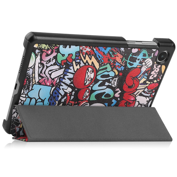 Case for Lenovo Tab M8 Gen 4 TB-300FU, Smartcase, graffiti