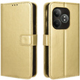 Flip case for Realme GT 6 / 6T, Crazy Horse Wallet, gold